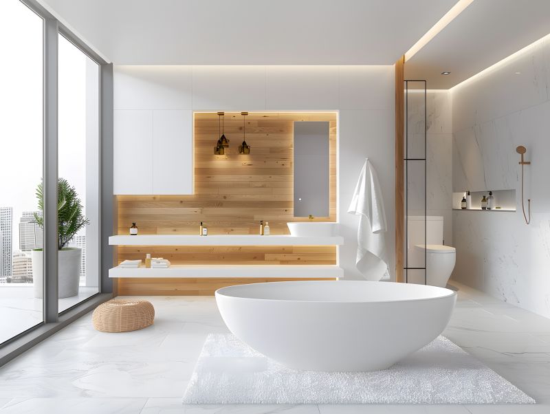 Freestanding Modern Bathtub